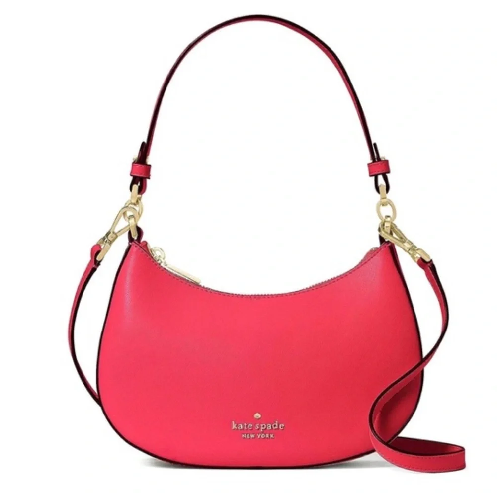 Kate Spade Staci Saffiano Leather Crossbody (Dark Water) - Picture 2 of 2